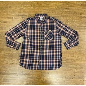 The North Face Hayden Pass 2.0 Pink Blue Plaid Button‎ Up Casual Shirt Men's XL